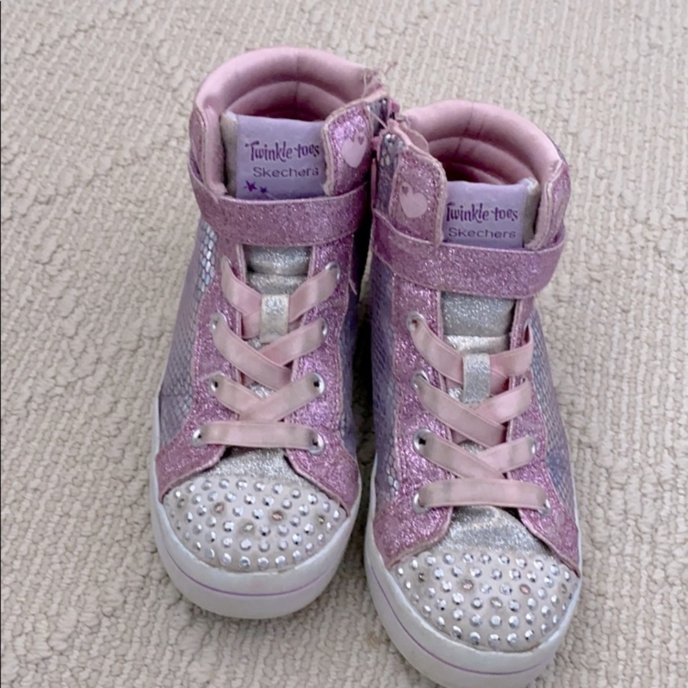 Skechers twinkle toe high tops